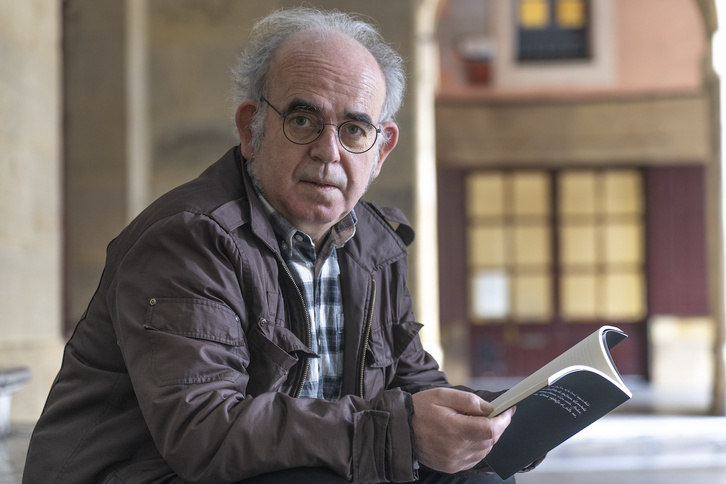 Felipe Juaristi, aurreko lan baten aurkezpenean.