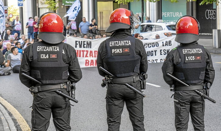 Imagen de archivo de una protestas de los trabajadores del Metal.