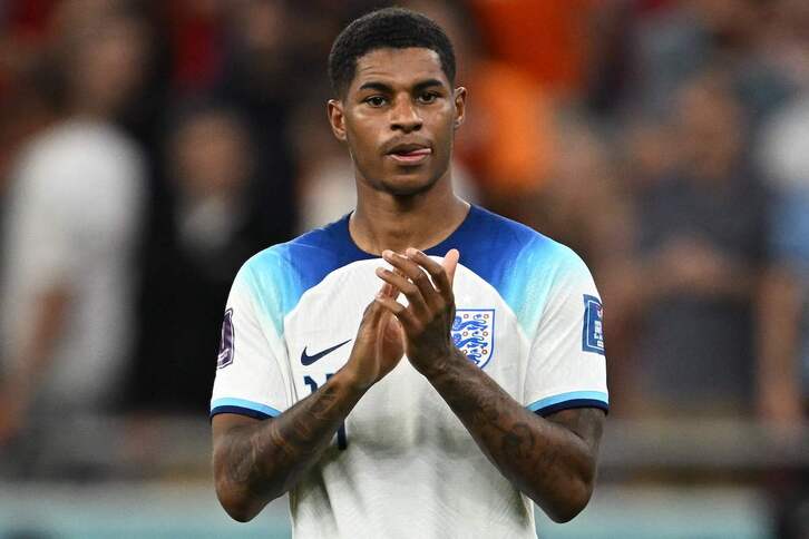 Marcus Rashford ha sido uno de los cinco futbolistas que han marcado tres dianas en la fase de grupos.