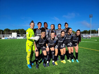 Las gasteiztarras se han adelantado en dos ocasiones.