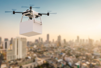 Drones de reparto sobrevolando ciudades, una imagen que ya es real.