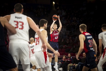 Arturs Kurucs está teniendo cierto protagonismo, al menos en los partidos de la Liga ACB.