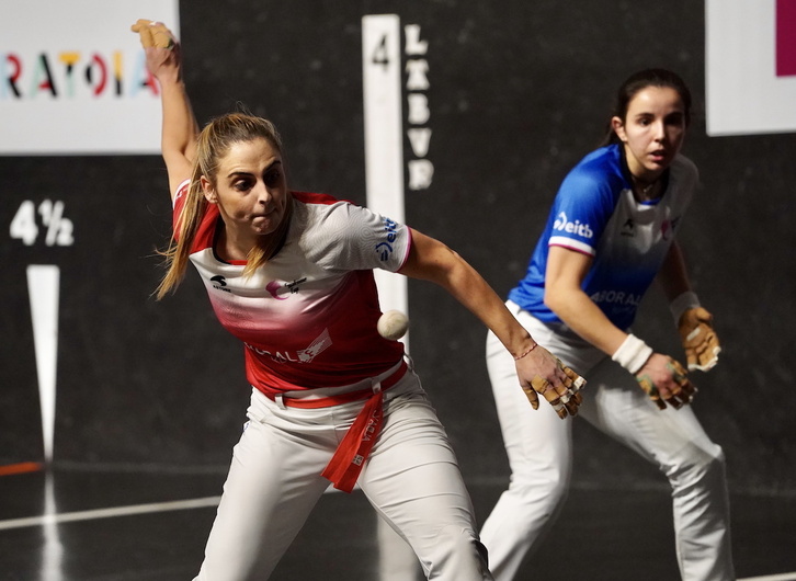 Amaia Aldai eta Olatz Arrizabalaga Laboral Kutxa Emakumeen Master Cupeko finalean