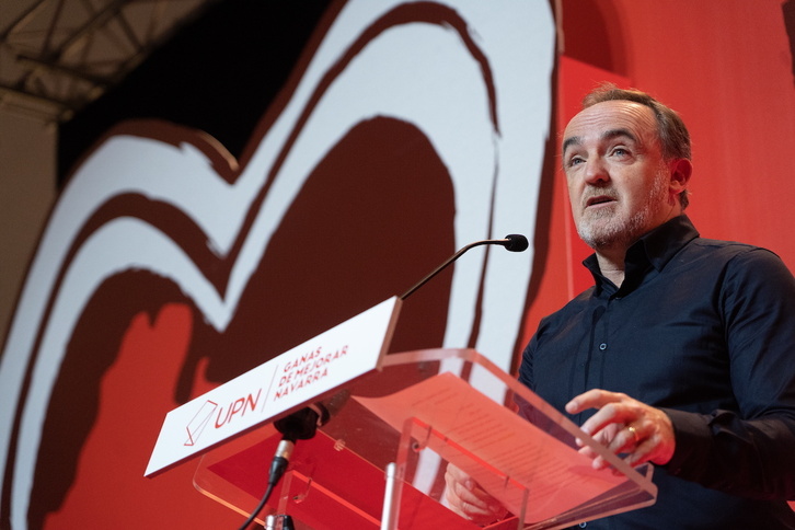 Javier Esparza finalmente se habría decantado por que UPN se presente en solitario en las próximas elecciones.