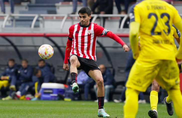 Jon Cabo Bilbao Athleticek azken jardunaldian galdutako partidan.