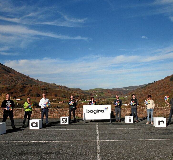 Bidarrain aurkeztu ziren Bagira prozesuaren sustatzaileak.