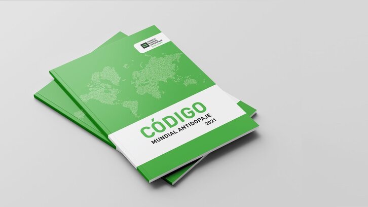 Libreta del Código Mundial de Antidopaje aprobada en 2021.