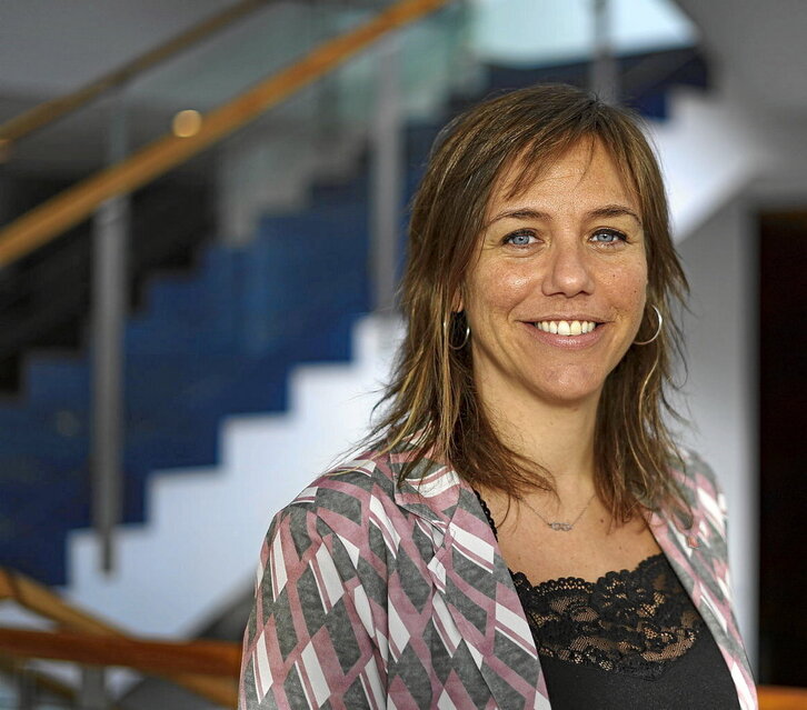 Núria Mora, en Bilbo.