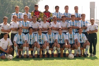 La selección de Argentina de 1995.