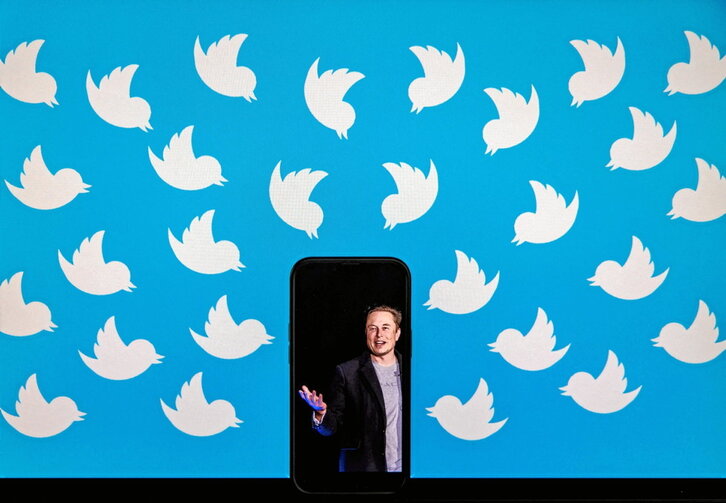 Ilustración del magnate de Twitter Elon Musk realizada el pasado mes de agosto.