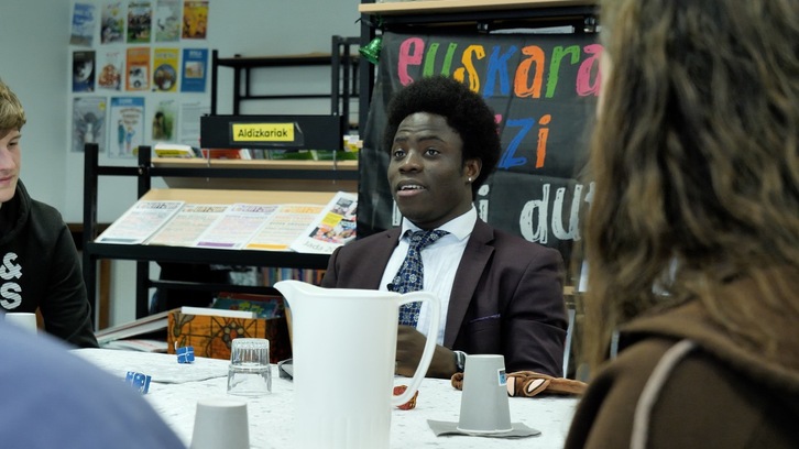 Losseni Fofana, migrante marfileño residente en Donibane Lohizune