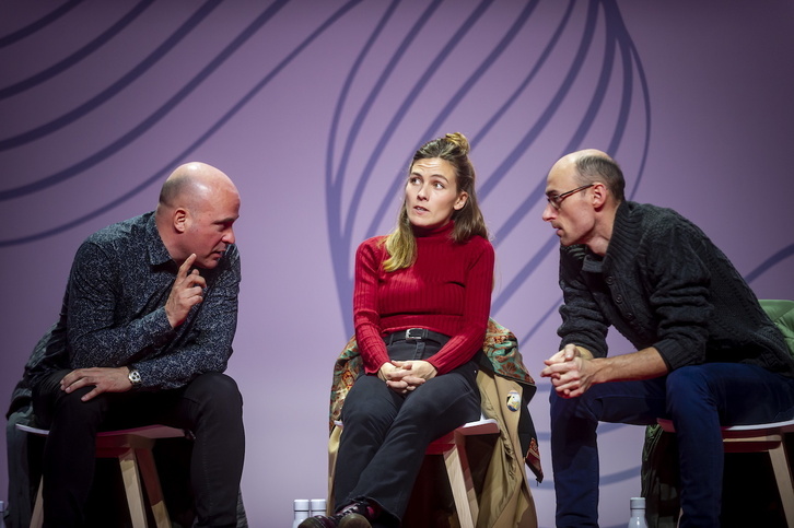 Aitor Mendiluze, Nerea Ibarzabal eta Amets Arzallus