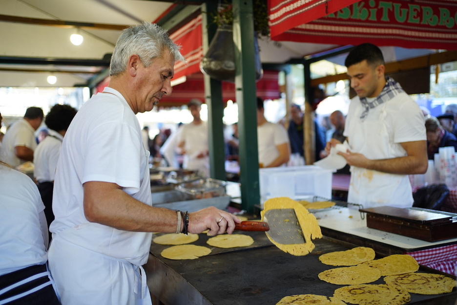 No podían faltar los talos en Santo Tomás.