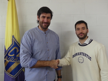 Iñaki Cavero Bidasoa Irunekin kontratua sinatu berritan