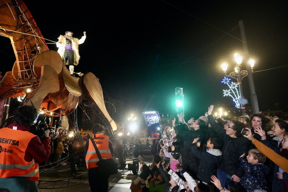 Duela bi urte ez zela Olentzeroren desfilerik egiten.