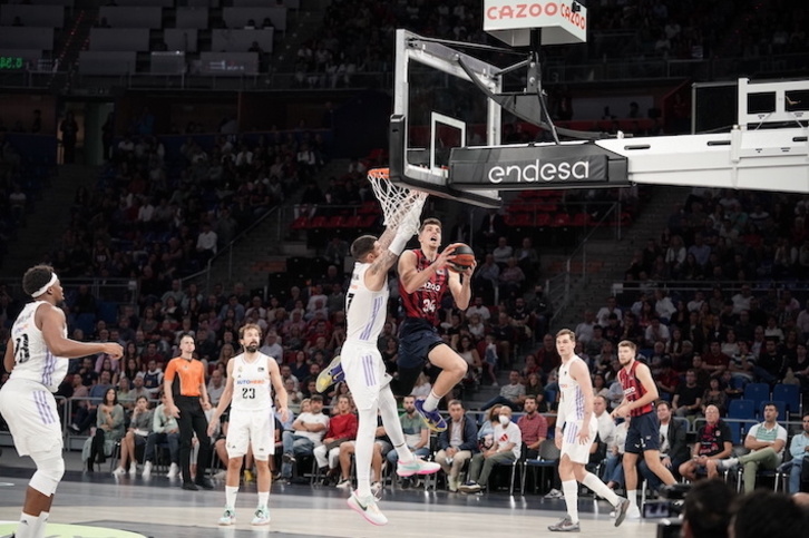 Daulton Hommes izan zen Baskoniaren izarra gasteiztarrek Real Madril menderatu zuten azken aldian.