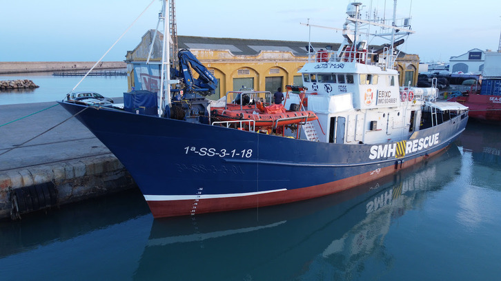 El Aita Mari está listo para volver a navegar este enero.