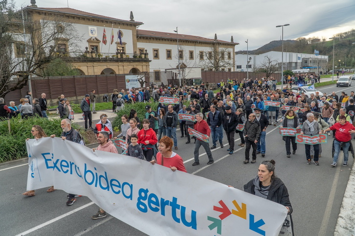 Marcha a Martutene a mediodía de este último día del año.