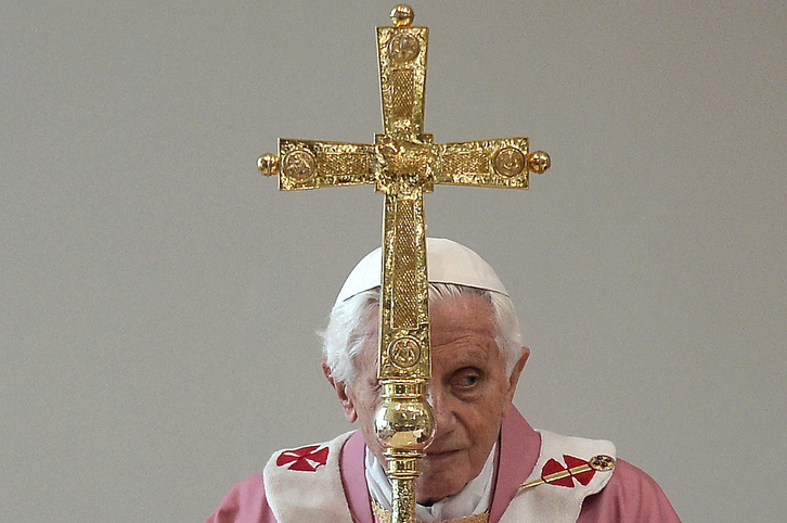 Ratzinger, en 2013, cuando dejó el papado efectivo.