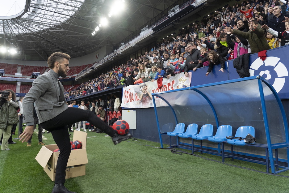 Despedida de Roberto Torres en El Sadar Despedida de Roberto Torres en El Sadar