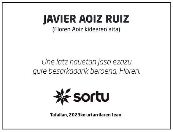 Aoiz_sortu