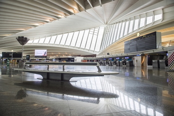 Loiuko aireportua, artxiboko irudi batean.