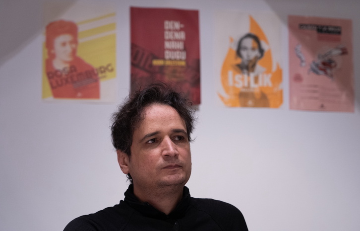 Raúl Sánchez Cedillo, en Katakrak, Iruñea.