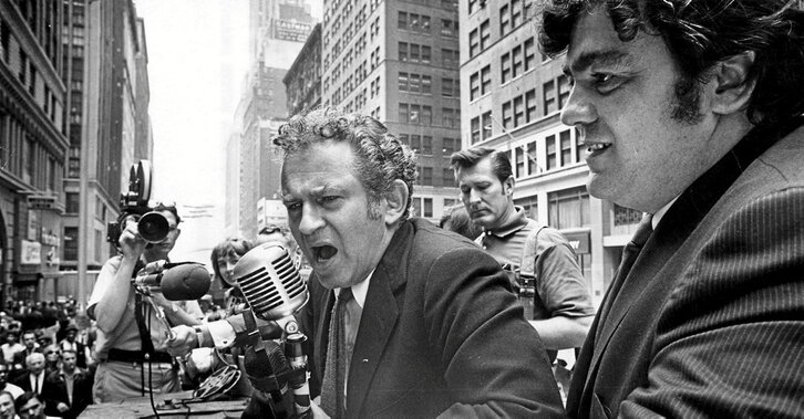Norman Mailer en su atípica campaña como candidato a la alcaldía de Nueva York en 1969.