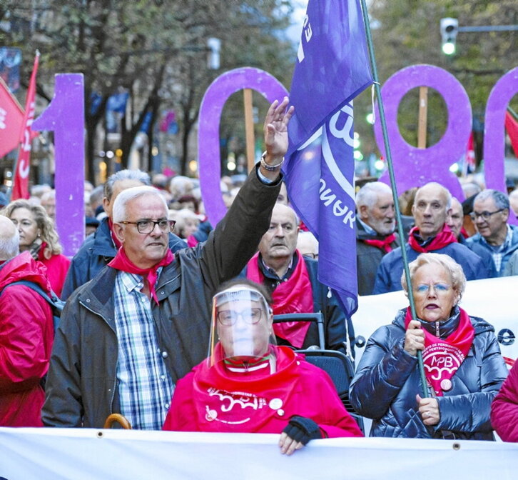 Pentsiodunen manifestazioa, Bilbon.