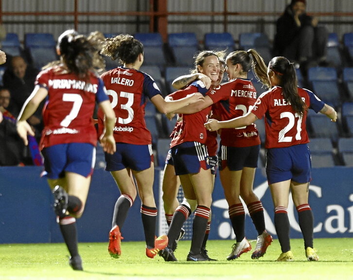 Hiru kanporaketa gainditu ditu Osasunak bere bigarren parte hartzean.