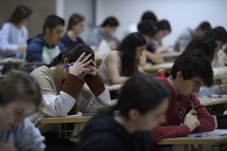 Estudiantes de una universidad. 