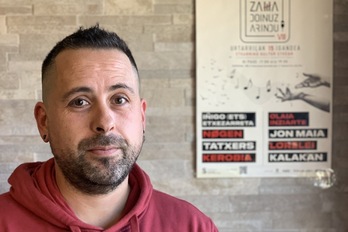 Mikel Mundiñano ‘Zato’ lehen ediziotik dago Zama Doinuz Arindu antolatzeko taldean.