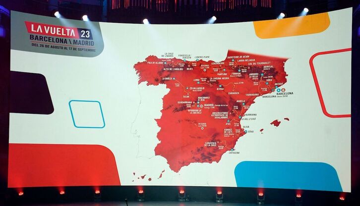 Este es el recorrido durísimo que tendrá la Vuelta este año y que ha sido presentado en Barcelona.