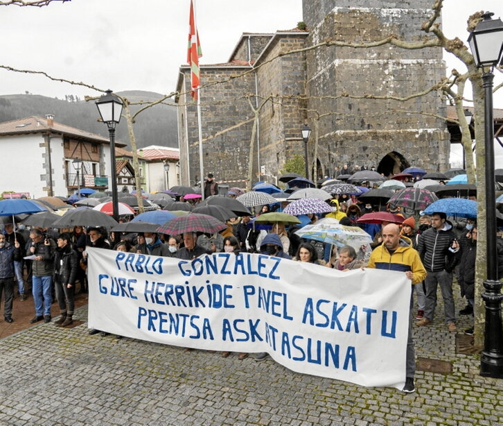 Concentración en Nabarniz.
