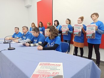 Gorabideko langileek hitzarmenaren negoziazioaren aldeko greba egingo dute otsailaren 8an.