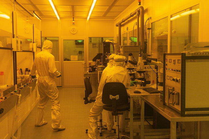 CIC nanoGUNE nanozientzia ikerketa zentroaren instalazioak, artxiboko irudian.