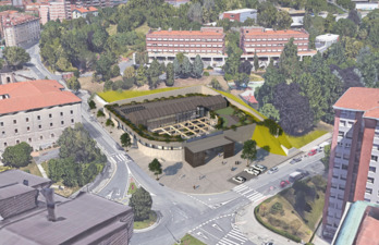 El nuevo albergue de peregrinos de Bilbo contará con una superficie interior construida de 970 metros cuadrados divididos en tres plantas.