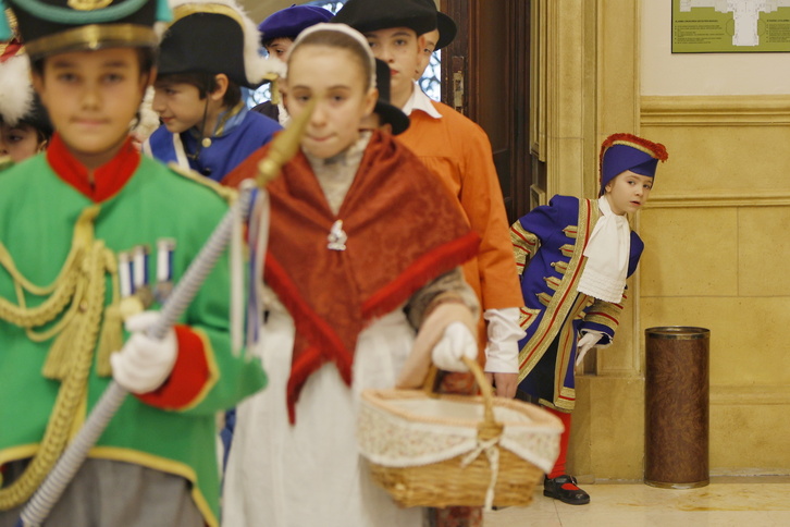 Donostiako Haur Danborradaren aurkezpena. 