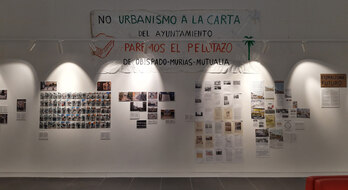 Exposición sobre la lucha por un Abando más verde.