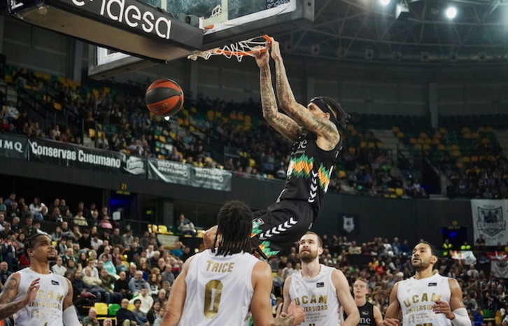 La victoria sobre UCAM Murcia ha dado nuevos bríos a Bilbao Basket