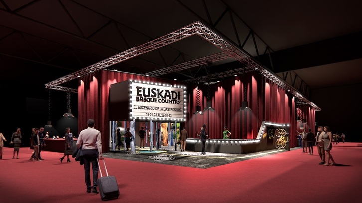 Stand de la CAV en Fitur 2023.