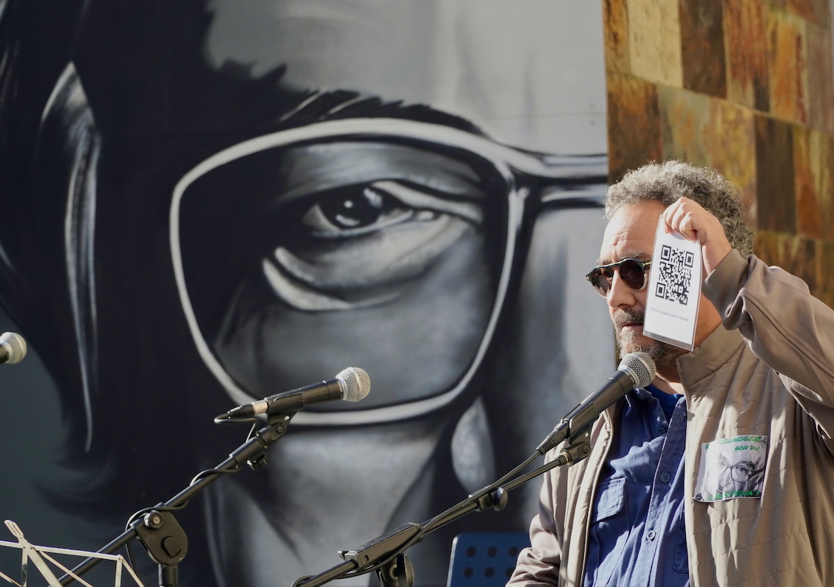 Fito Rodriguez Txillardegiren omenezko ekitaldian Fito Rodriguez Txillardegiren omenezko ekitaldian