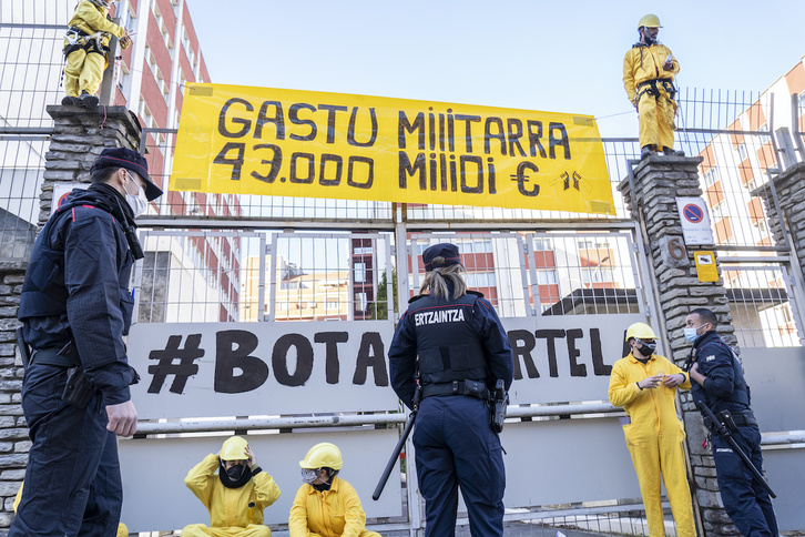 Protesta ante el Gobierno Militar que fue juzgada.