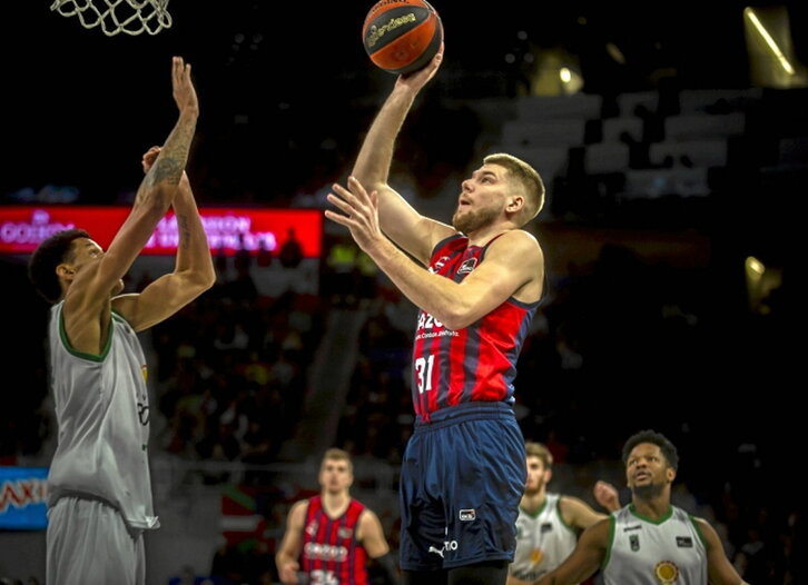 Giedraitis fue el hombre del partido.