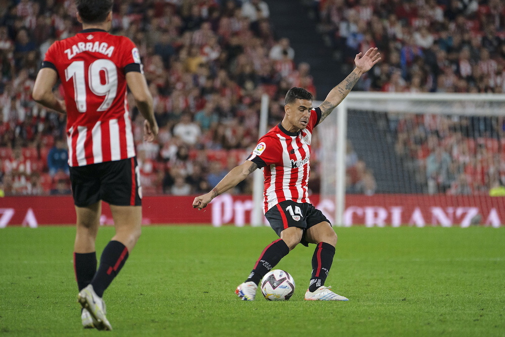 Dani García en un partido durante esta temporada en San Mamés. (Aritz LOIOLA / FOKU) Dani García en un partido durante esta temporada en San Mamés. (Aritz LOIOLA / FOKU)
