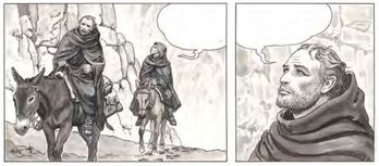 Manara se ha inspirado en Marlon Brando para recrear a su Guillermo de Baskerville.