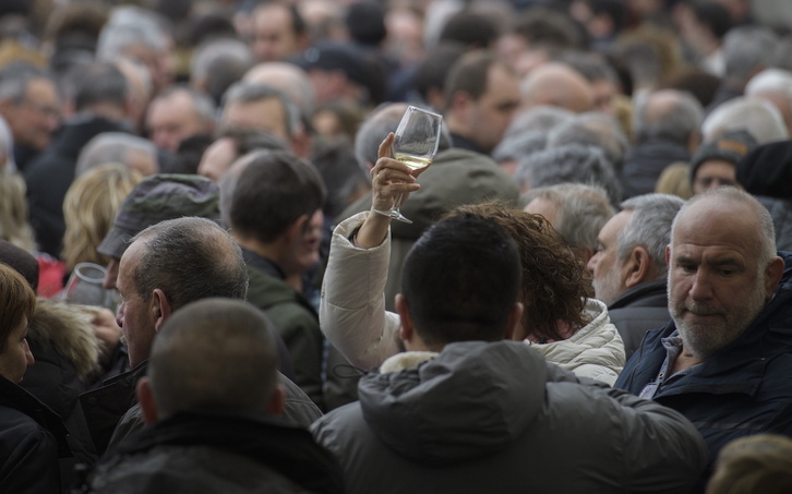 Este martes se ha celebrado el Txakoli Eguna en Getaria.