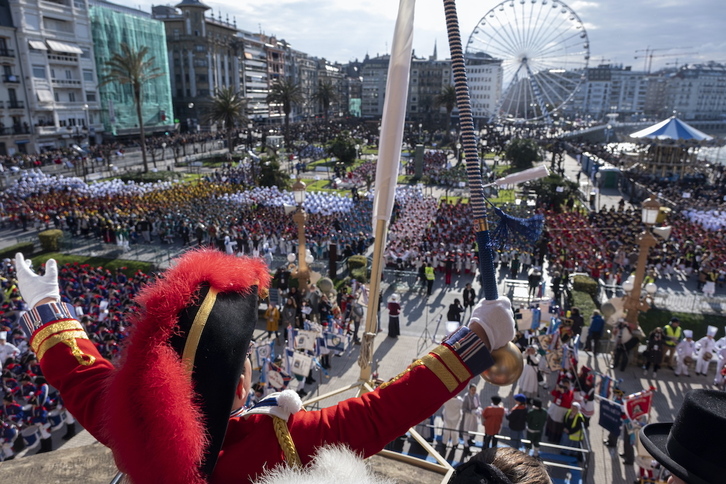 Alderdi Eder volverá a ser un mosaico multicolor en el arranque de la tamborrada infantil.