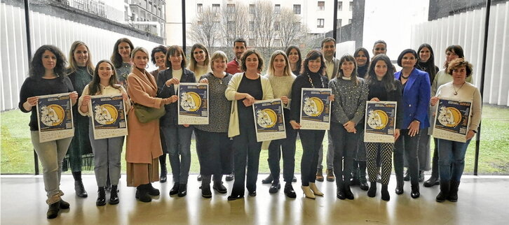 Emakumeak Zientzian 2023 ekimenaren aurkezpeneko irudia.