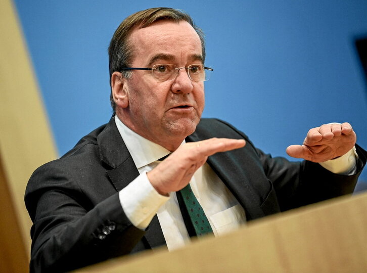 Boris Pistorius, en una imagen de archivo de diciembre de 2020.